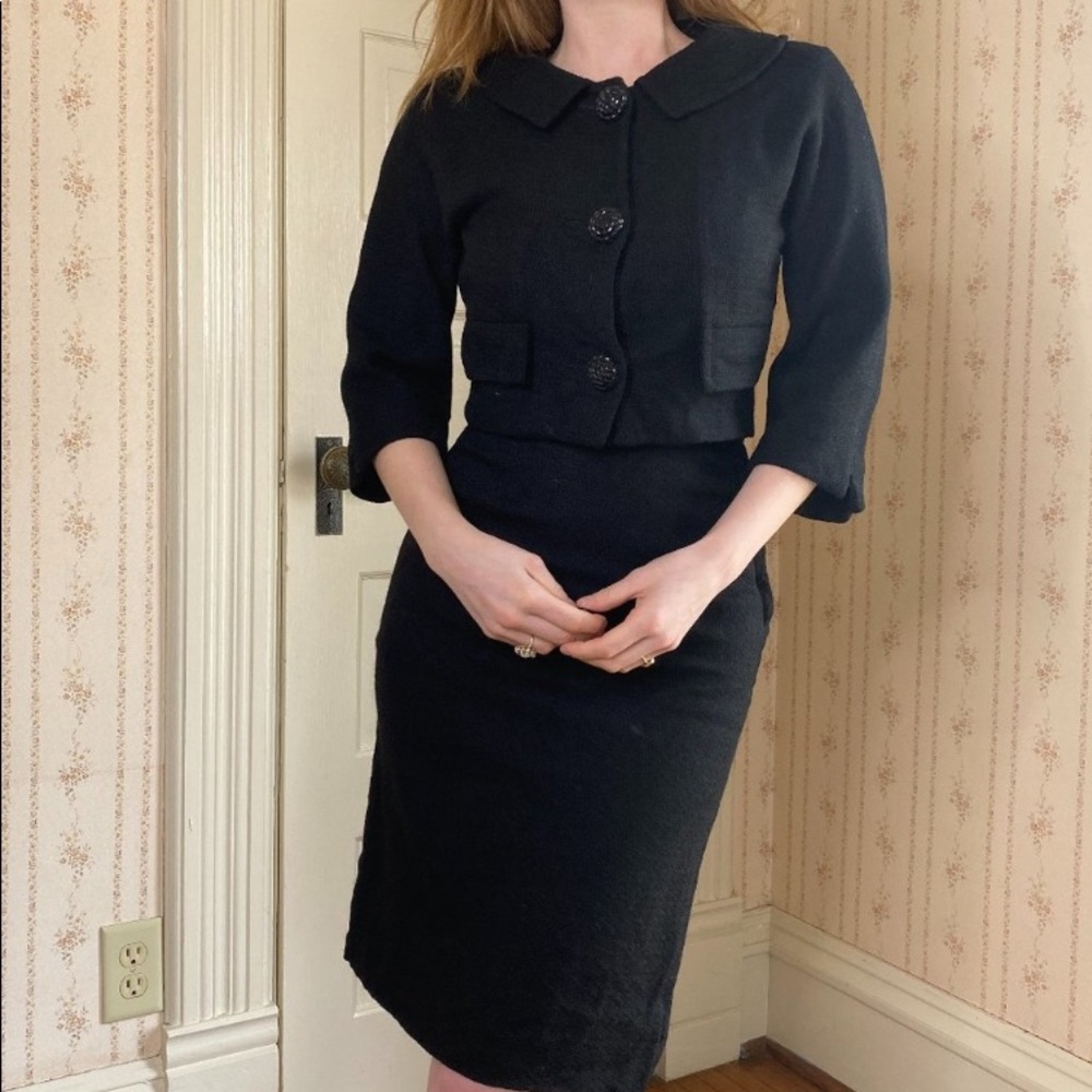Vintage‎ 1960s Virgin Wool Authur Jay Einiger Dress Suit Set